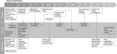 Case report: Febrile infection-related epilepsy syndrome in a 14-year-old girl with multiple organ failure and lethal outcome